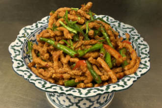authentic thai pork stir fry